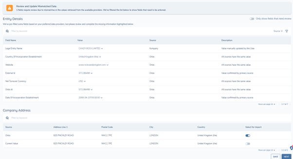 Data Sourcing Agent Config