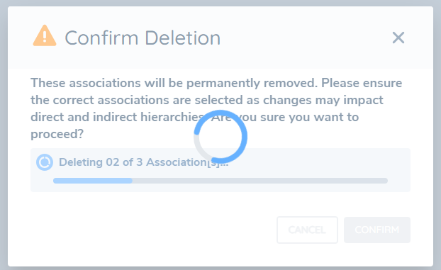 Deleting RP modal in-progress