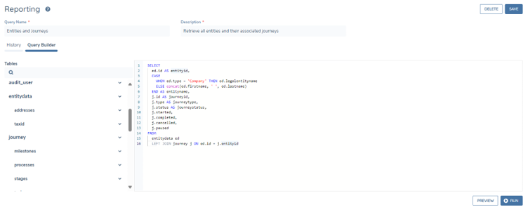 Query Screen