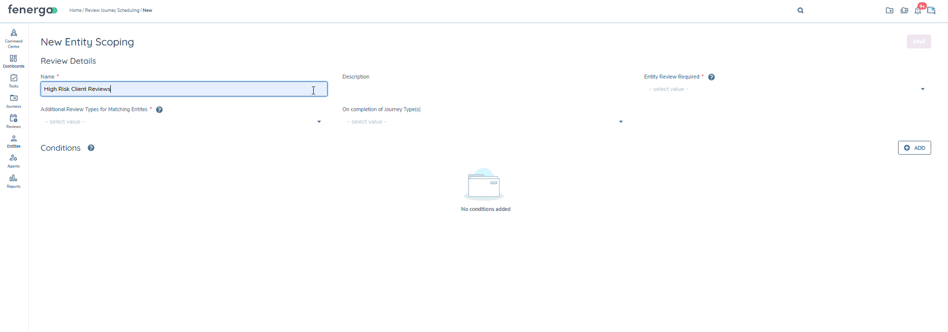 Configuring Entity Scoping Rules