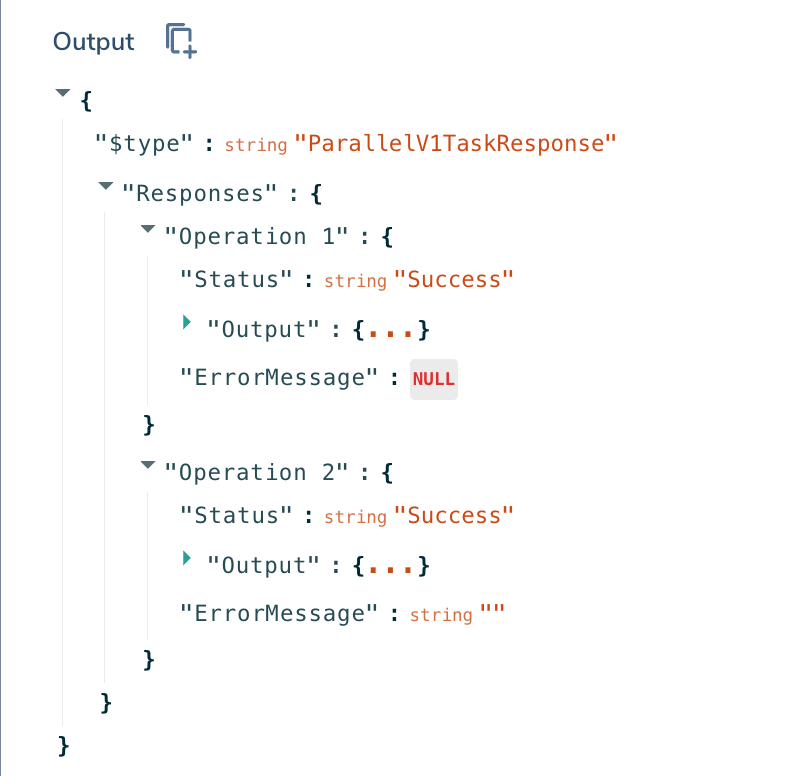 Parallel Task Output