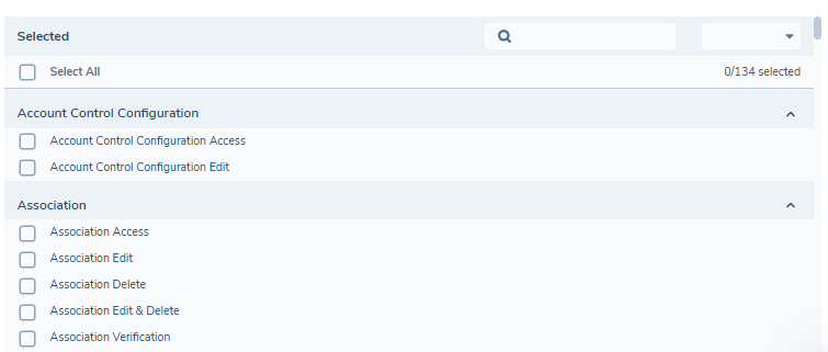 Account Control Configuration permissions in Security Configuration