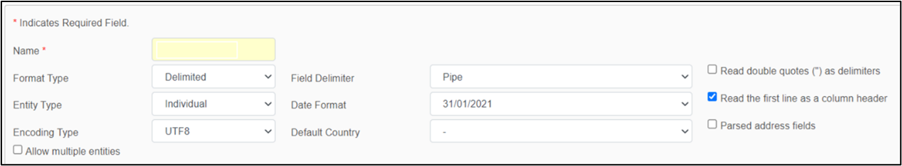 Batch Format Individual