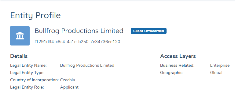 Client Offboarded Chip