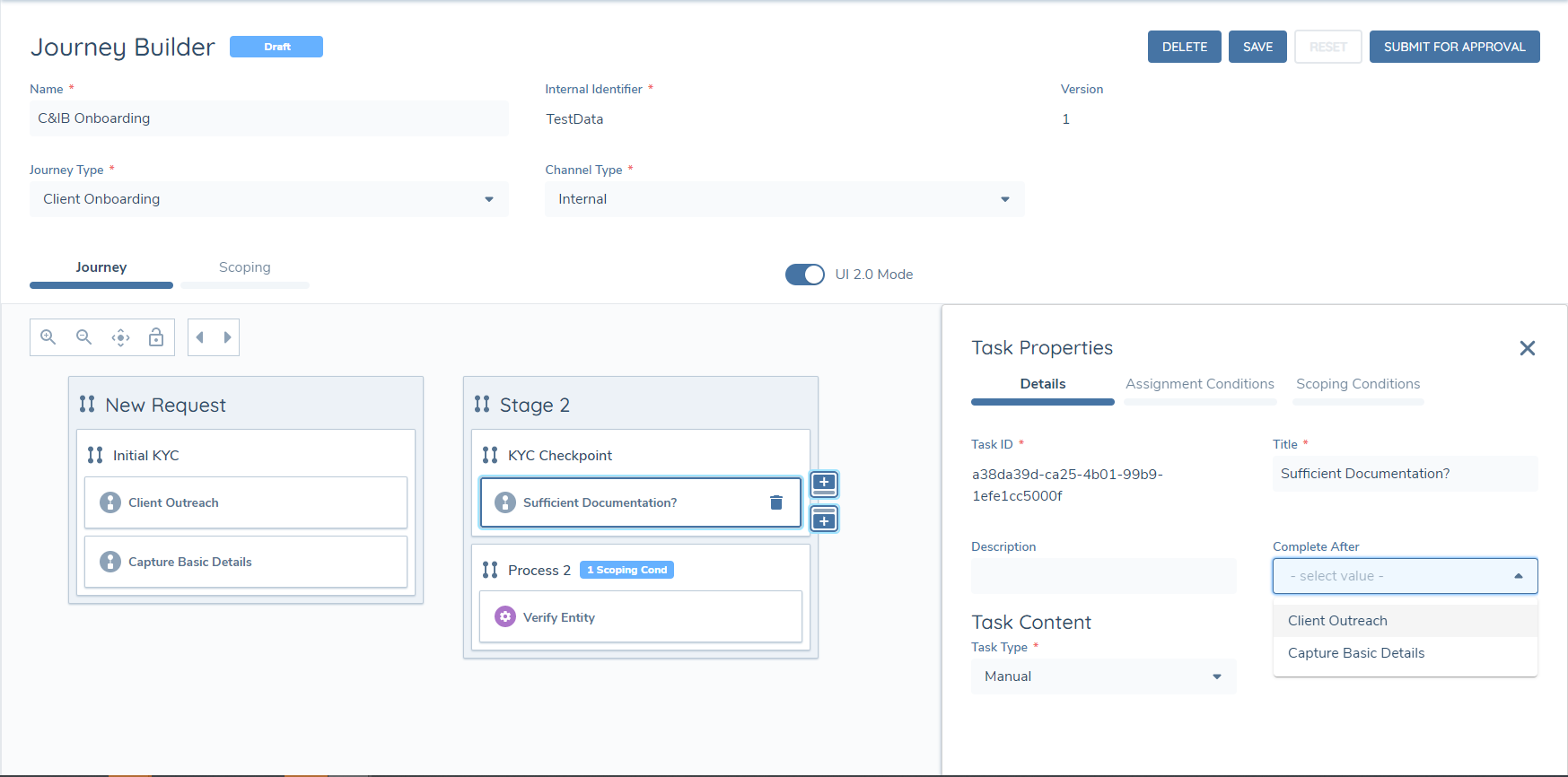 Complete After Dropdown