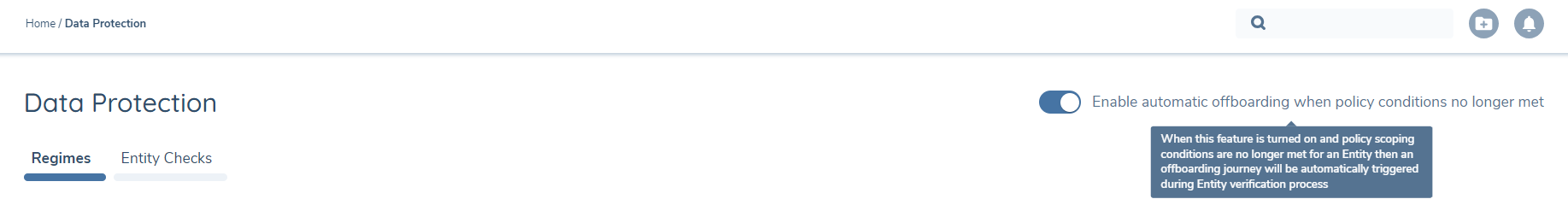 Enable Automatic Offboarding Toggle
