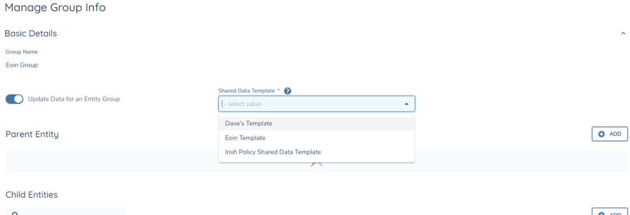 Manage Group Information - JB View