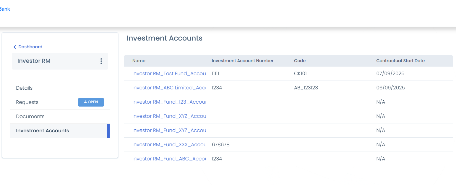 Investment Accounts