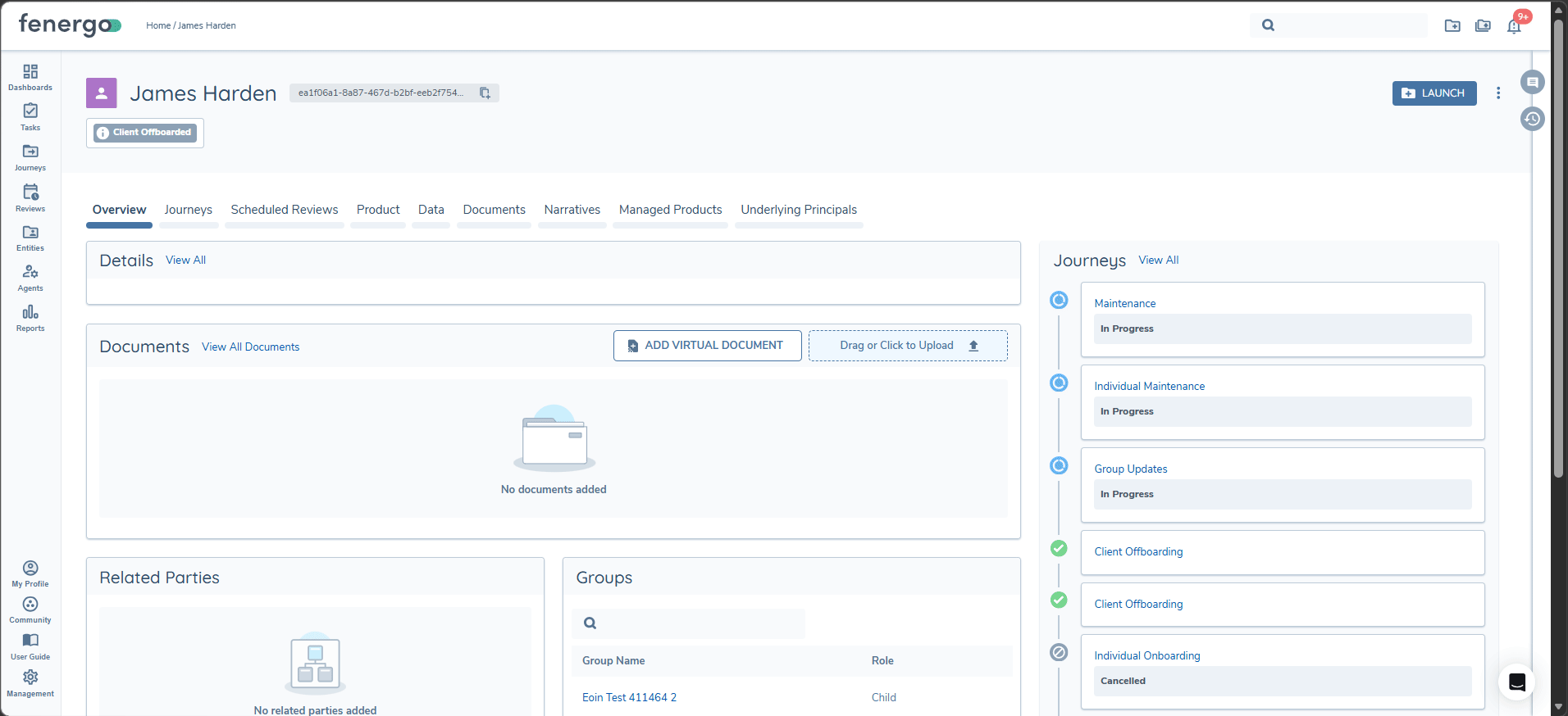 Create Legal Hold modal