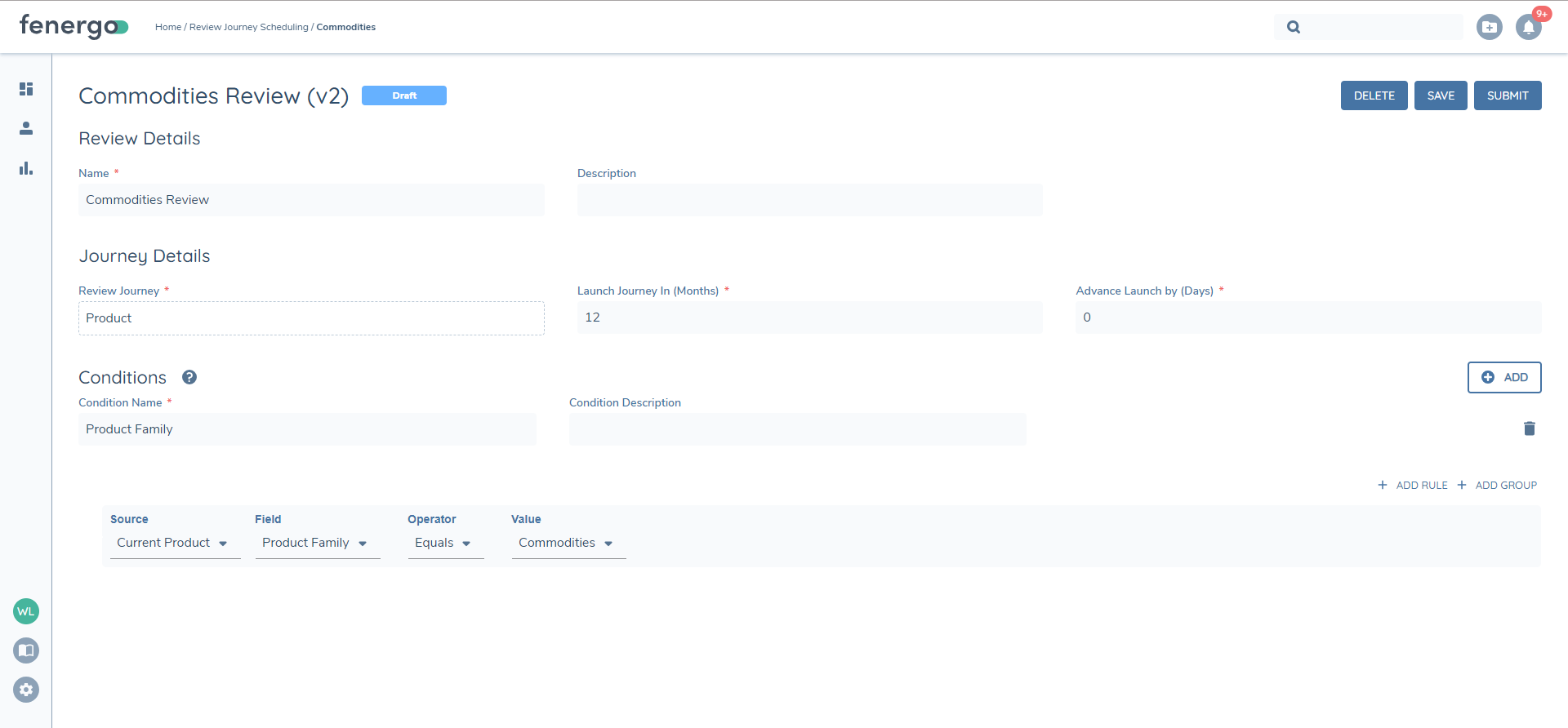 Product Scoping Rule version 2 draft