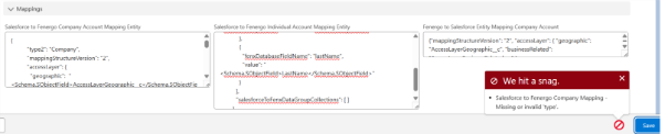 Salesforce Mappings