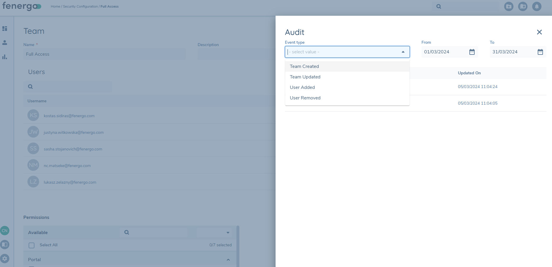 Security Config Filters