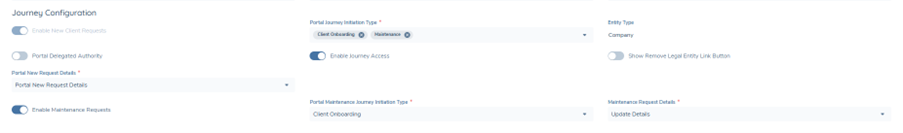 Journey Configuration